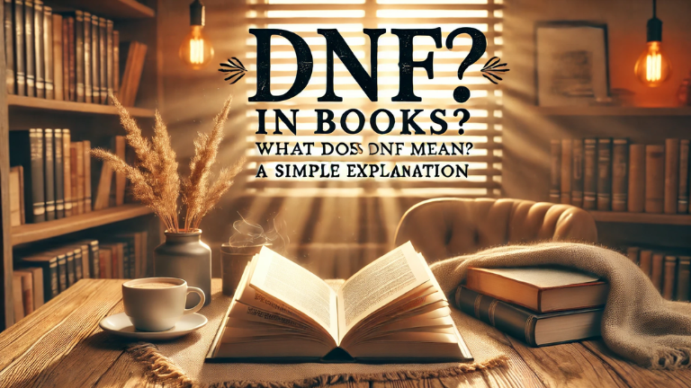 What Does DNF Mean in Books? A Simple Explanation